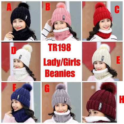 2pc Set - Hat & Neck shawl