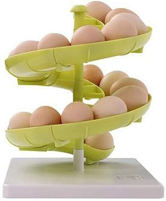 Sliding Spiral egg / fruits organizer