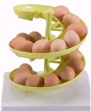 Sliding Spiral egg / fruits organizer