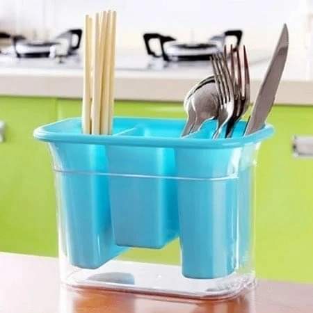 3 compartment cutlery drainer