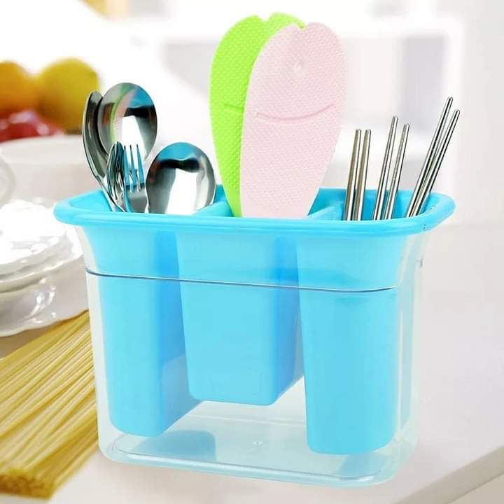 3 compartment cutlery drainer