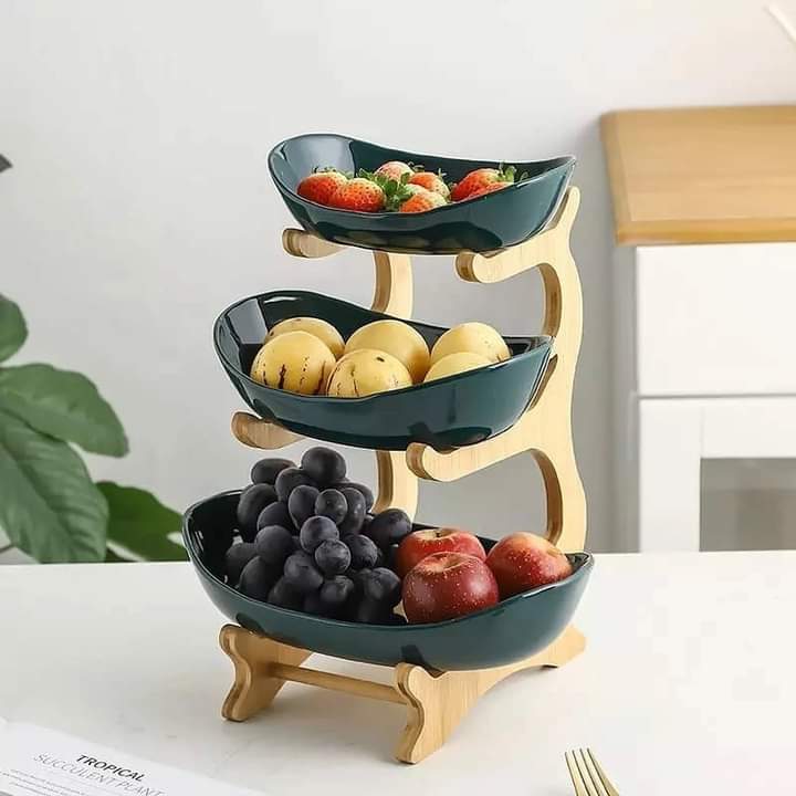 3- Tier luxurious candy/ fruit rack white