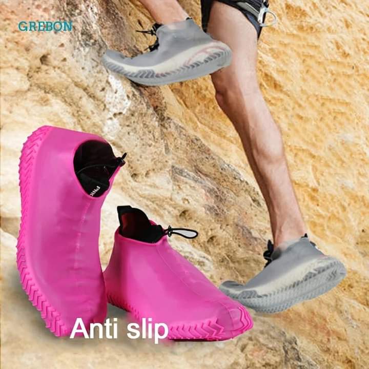 Silicone reusable mud rain shoes cover BlackNov