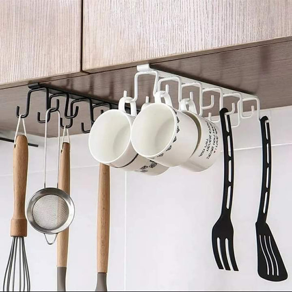 2 in 1 Metallic cups cutlery holder