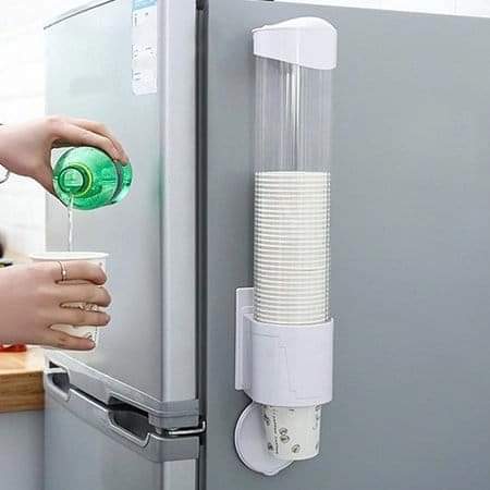 Disposable dispenser cups holder