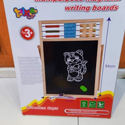 2 in 1 Learning easel double sided board magnetic board