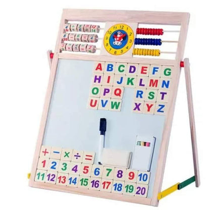 2 in 1 Learning easel double sided board magnetic board