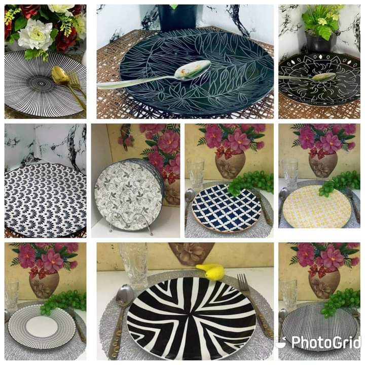 Round Ceramic Plates