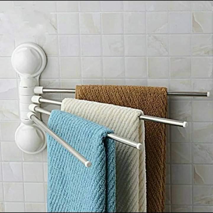 Bathroom/Kitchen Rotatable Towel Rack