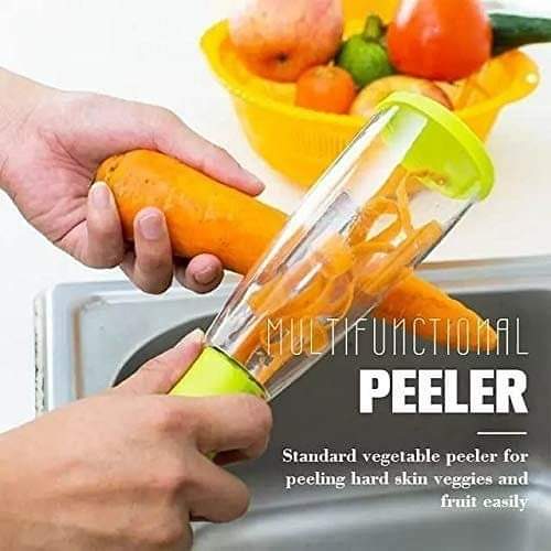 Stainless Steel Multi-functional Storage Peeler