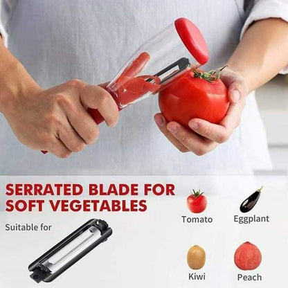 Stainless Steel Multi-functional Storage Peeler