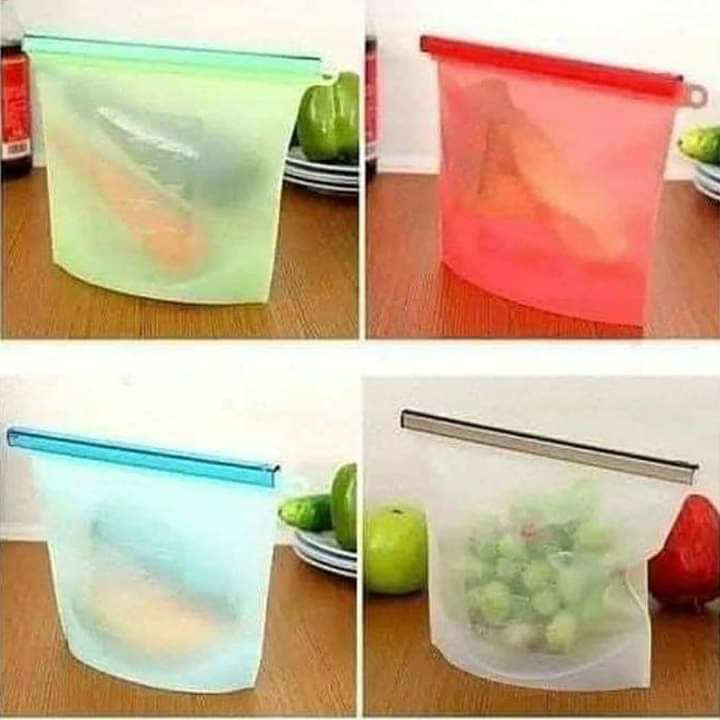 Silicon ziplock fridge bags