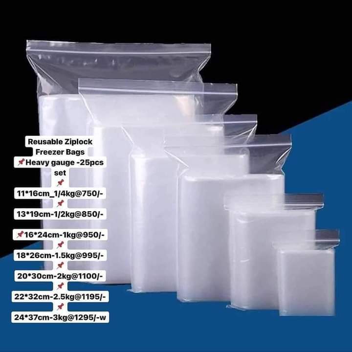 Reusable Heavy Duty Freezer Bags