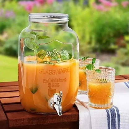 Glass Juice Dispenser