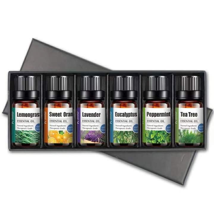 A pack of 6 - 10ml Essential Oils