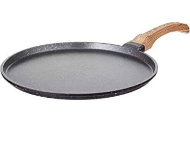 Non-stick heavy granite coated chapati pan