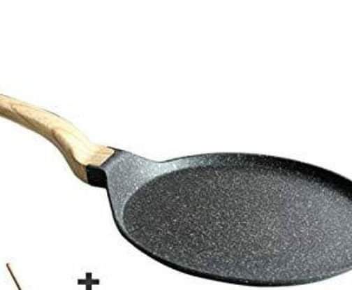 Non-stick heavy granite coated chapati pan