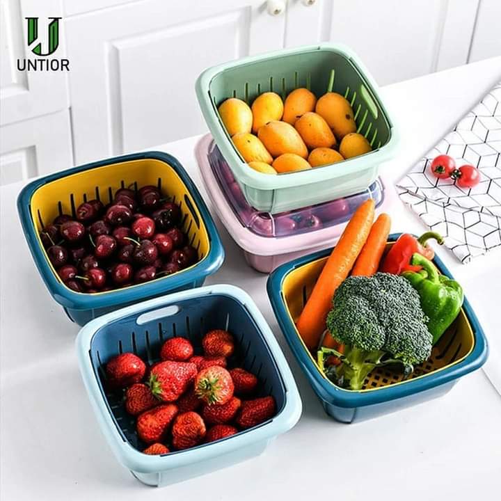 2 in1 kitchen containers-3pc set