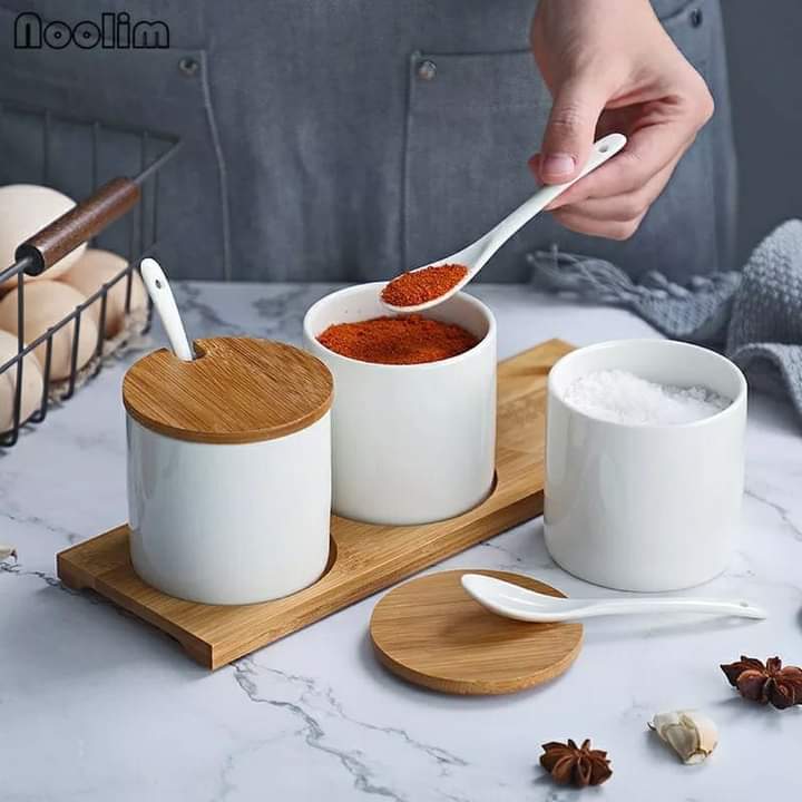 3pc Ceramic Cannisters