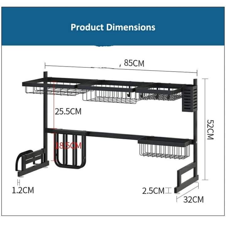 Over the sink drainer