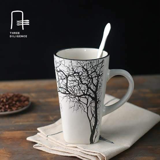 Set of 6 -Long Tree Mugs