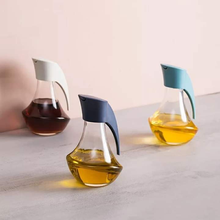 500ml Oil Vinegar Autoflip Glass Oil Jar