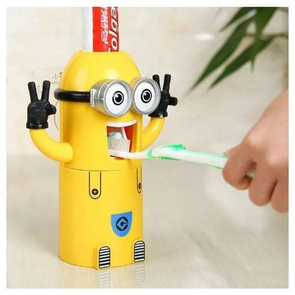 Minions toothpaste dispenser