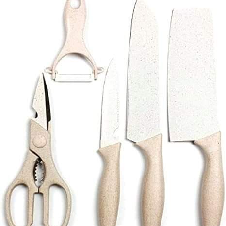 5pcs +holder wheat stalk profile knife sets