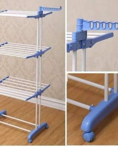 FOLDABLE/PORTABLE CLOTHES DRYING RACK