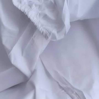 6*7 White fitted bedsheets