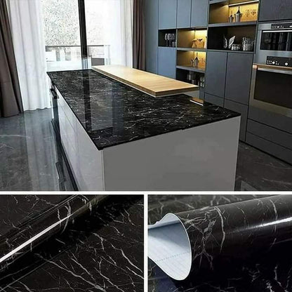 Deep self-adhesive marble contact paper