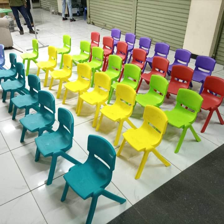 Colourful kindergarten chair