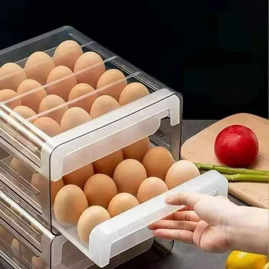 2 layer Egg tray restocked