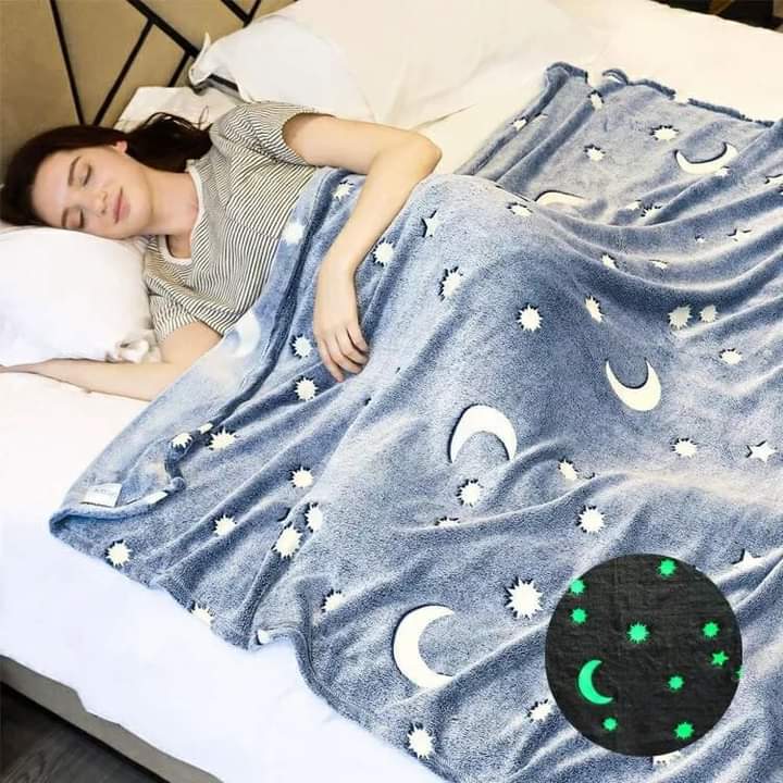 5*6 Glow in the dark fleece blanket