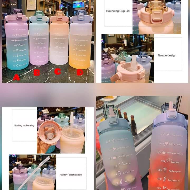 2L Large Capacity Water Bottle