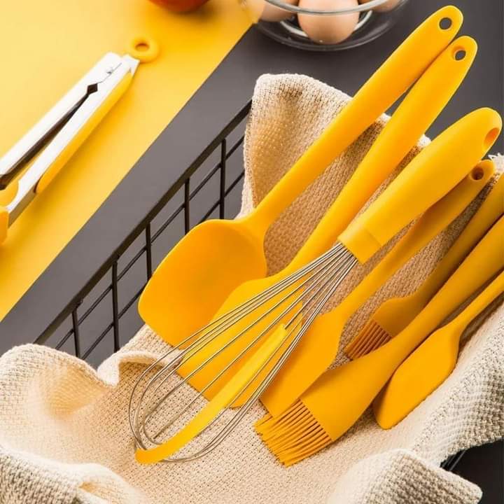 9pcs silicon spoon set