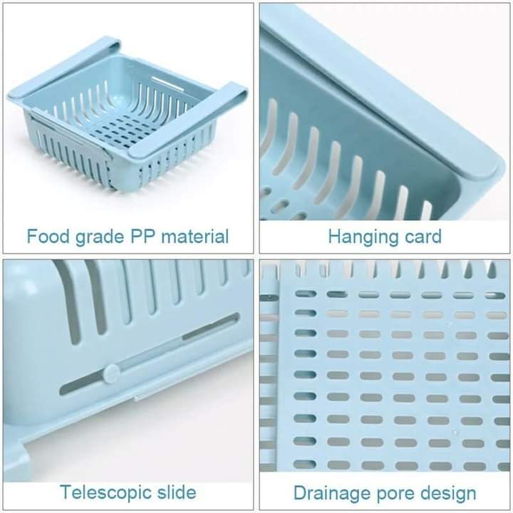 Adjustable fridge organizers 3 pc