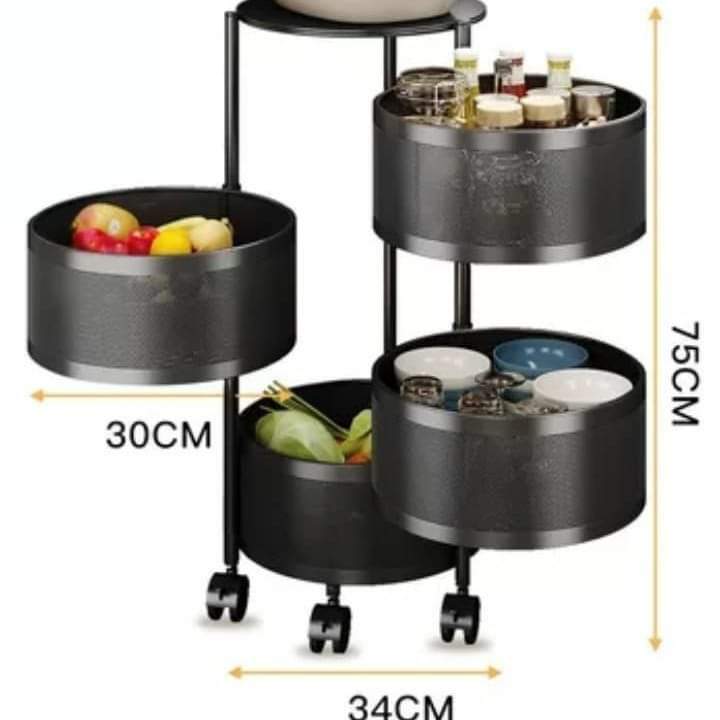 Rotating Multifunctional storage rack