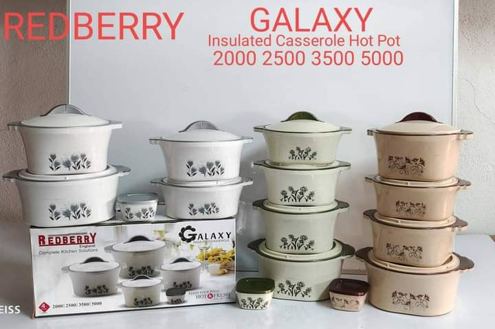 Galaxy quality hot pots set of 4