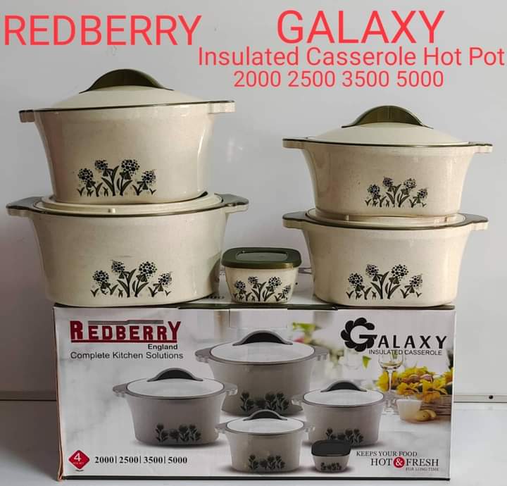 Galaxy quality hot pots set of 4