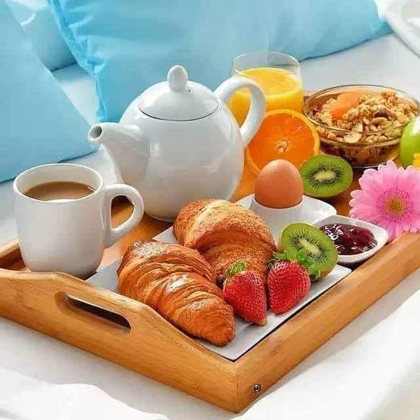 Foldable Bamboo Bed Tray
