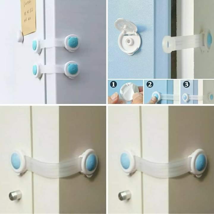 Safety fridge lock bands - 6 pcs