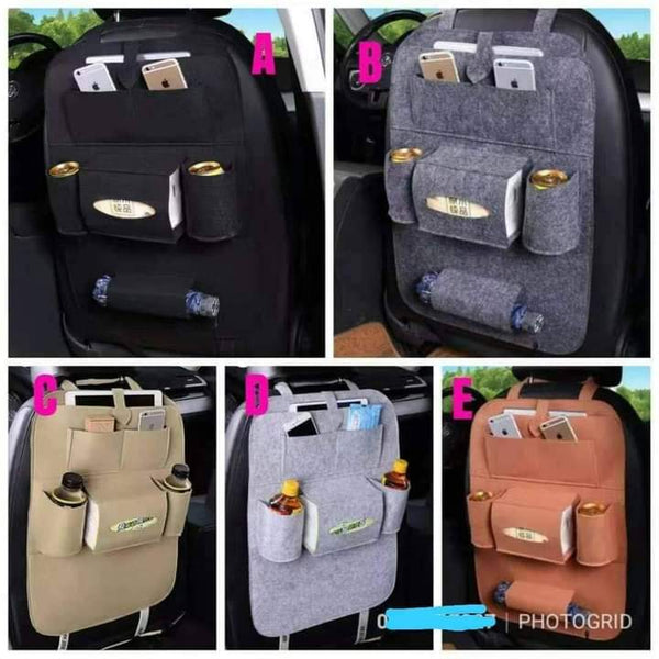 Car back seat organizer-pair