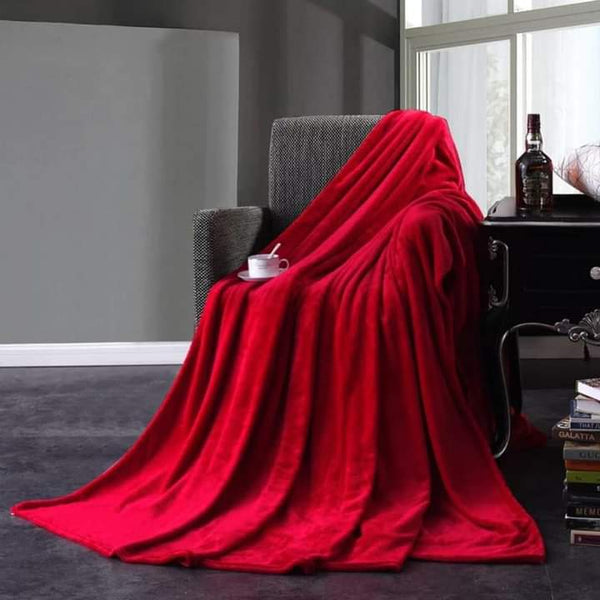 Coral Fleece Throw Blanket