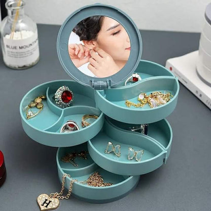 Rotating jewellery organizer