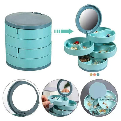 Rotating jewellery organizer