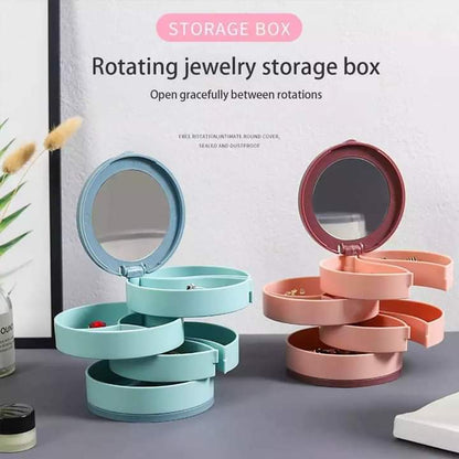 Rotating jewellery organizer