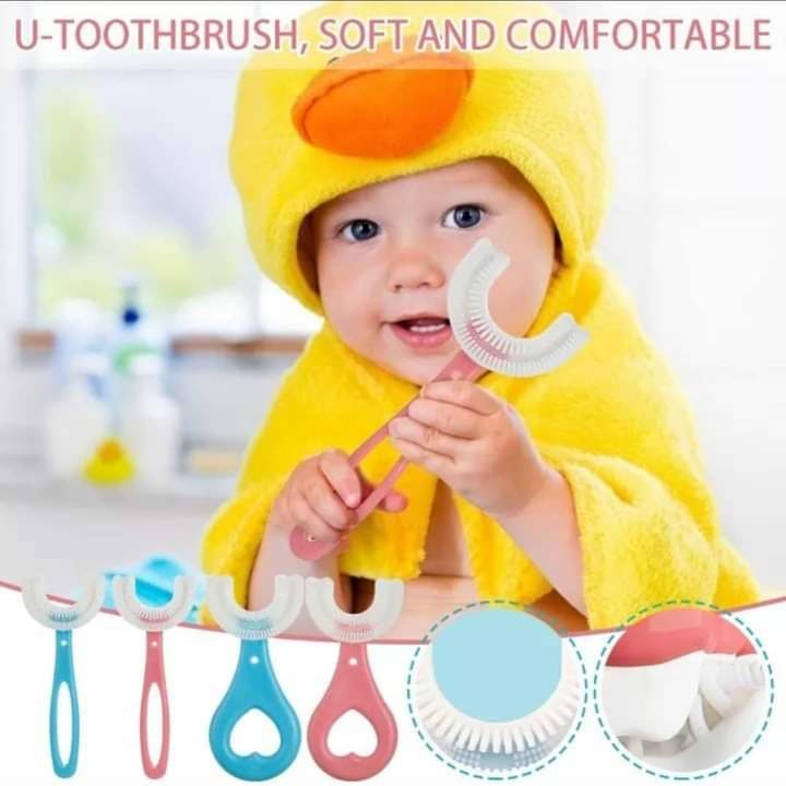 Baby silicone toothbrush