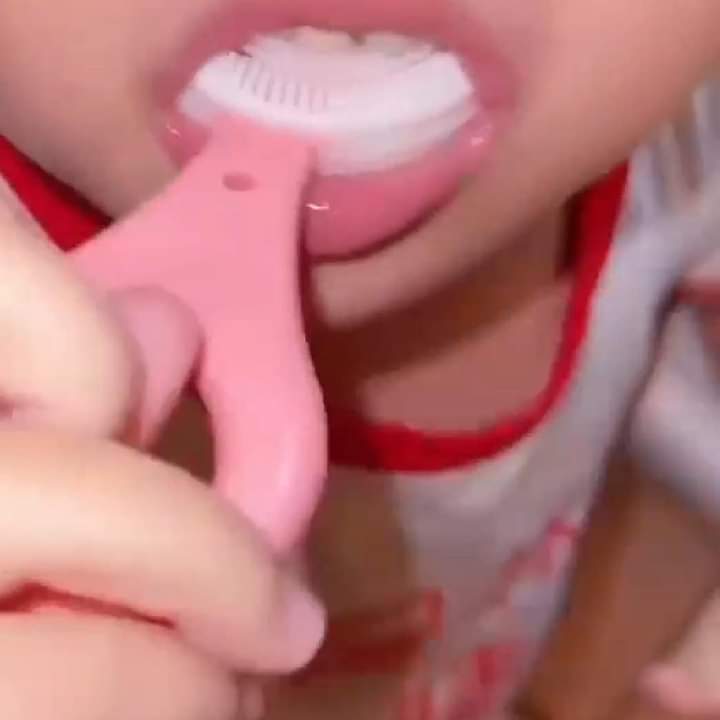 Baby silicone toothbrush