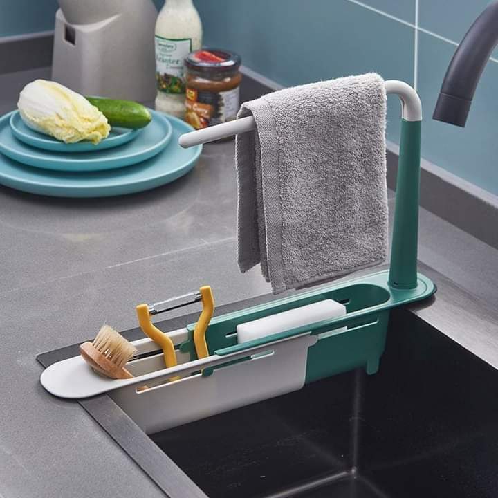 Expandable sink organizer